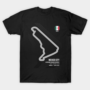 Mexico City Race Track (B&W) T-Shirt